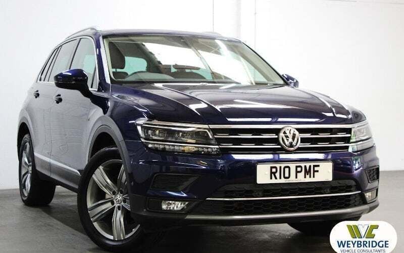 Atlantic blue Used 2018 VW Tiguan SEL SUV | £21,995 (Fair price) - Image 1/3