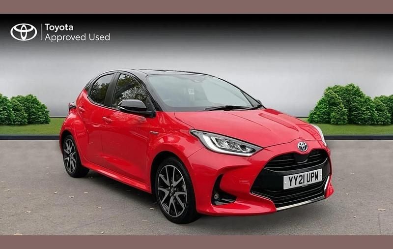 Orange Used 2021 Toyota Yaris Hybrid Edition Hatchback | £17,019 (Good price) - Image 1/4