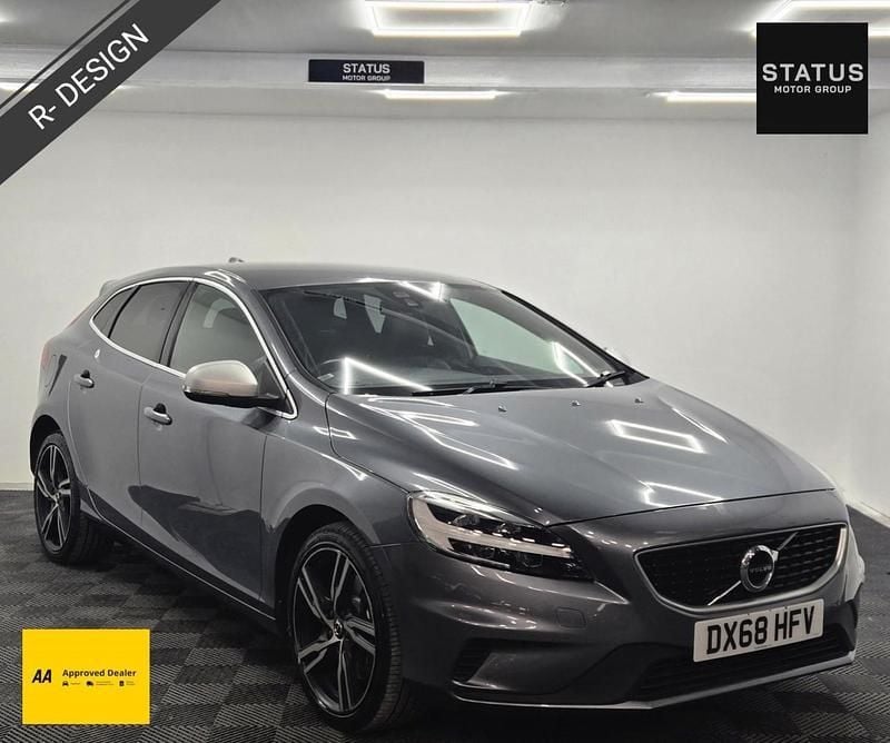 Grey Used 2018 Volvo V40 R-Design Pro Estate | £9,795 (Good price) - Image 1/4