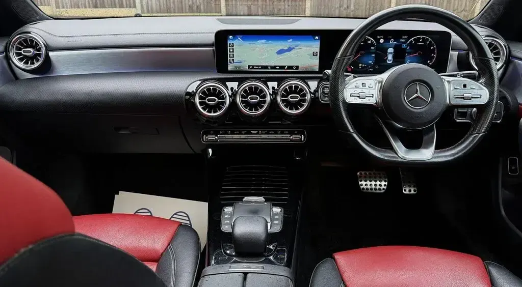 Used Mercedes CLA180 AMG line 2020 Black Coupe
