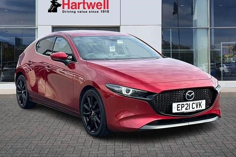 Red Used 2021 Mazda 3 Inclusive Hatchback | £15,499 (Fair price) - Image 1/1