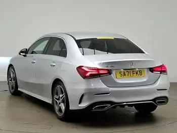 Used Mercedes A180 AMG line 136 HP (100 kW) 2021 Silver Sedan