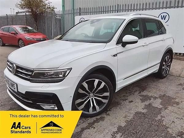 White Used 2017 VW Tiguan R-line SUV | £19,890 (Fair price) - Image 1/2
