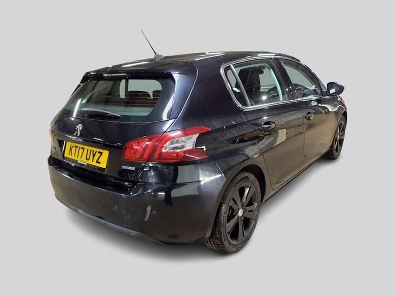 Used Peugeot 308 Allure 130 HP (95 kW) 2017 Black Hatchback
