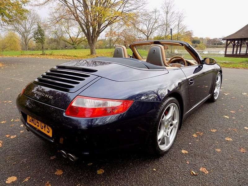 Used Porsche 911 Carrera Cabriolet 355 HP (261 kW) 2005 Blue Cabriolet