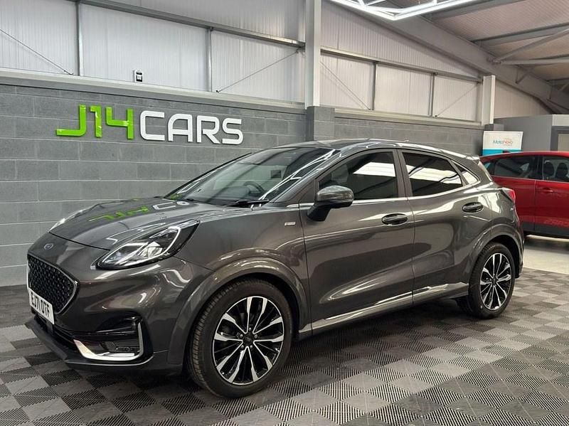 Grey Used 2021 Ford Puma Gen-E ST-Line SUV | £17,795 (Fair price) - Image 1/4