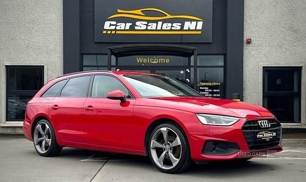 Red Used 2021 Audi A4 Comfort Estate | £18,900 (Good price) - Image 1/4