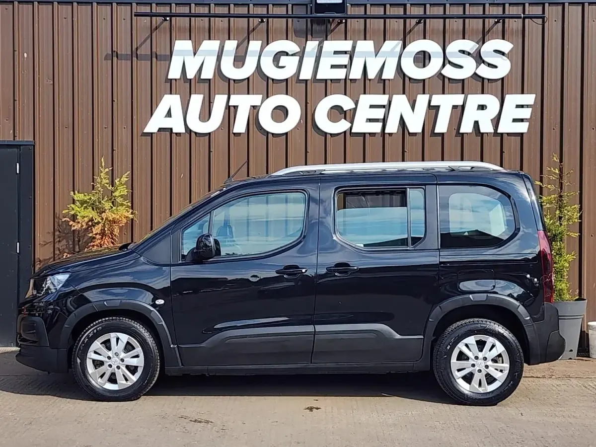 Used Peugeot Rifter Allure 110 HP (80 kW) 2019 Black MPV