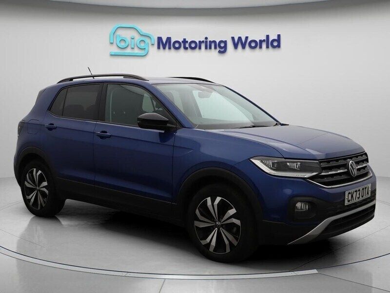 Blue Used 2023 VW T-Cross Black Edition SUV | £15,500 (Good price) - Image 1/4
