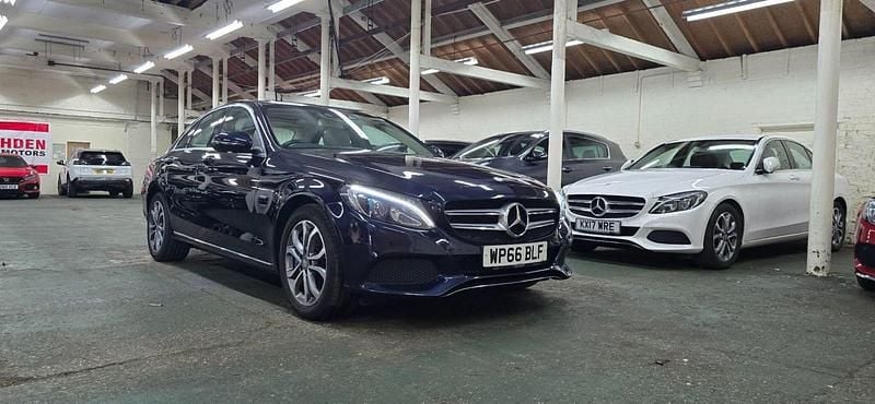 Used Mercedes C350e Premium Plus 2016 Blue Sedan