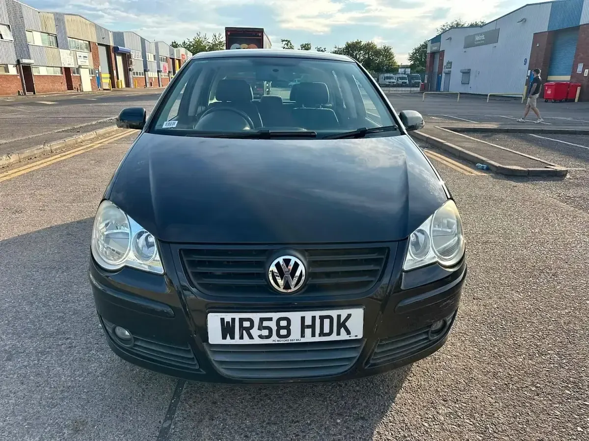 Used VW Polo Match 80 HP (58 kW) 2008 Black Hatchback