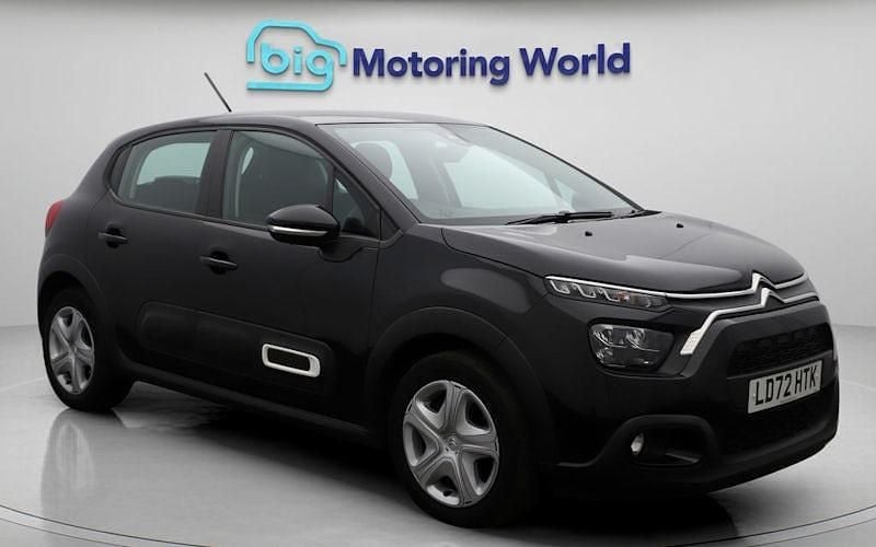Black Used 2022 Citroën C3 PureTech Hatchback | £9,000 (Good price) - Image 1/4