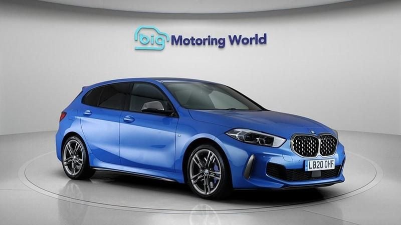 Used BMW M135 306 HP (225 kW) 2020 Blue Hatchback