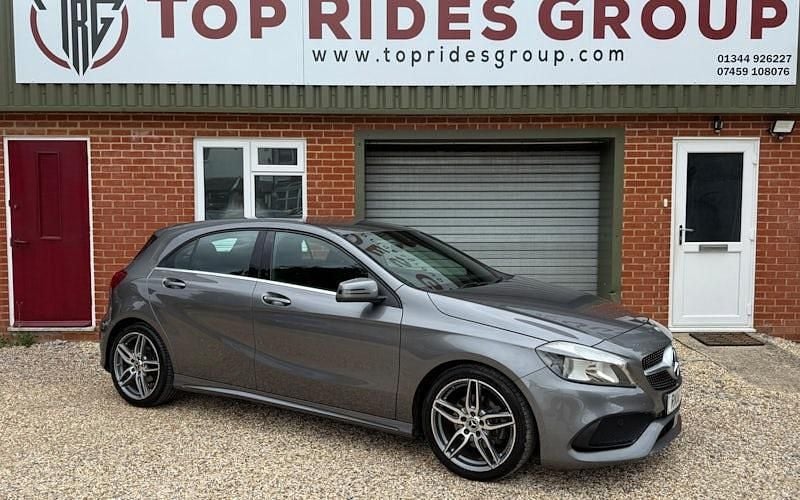 Grey Used 2018 Mercedes A160 AMG line Hatchback | £12,499 (Fair price) - Image 1/4