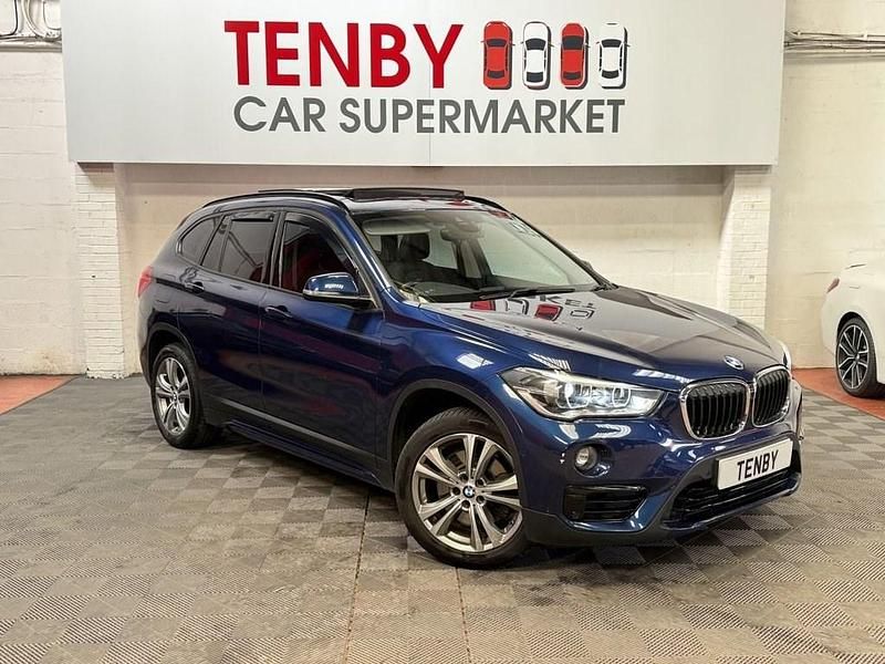 Used BMW X1 Sport Line 190 HP (139 kW) 2016 Blue SUV
