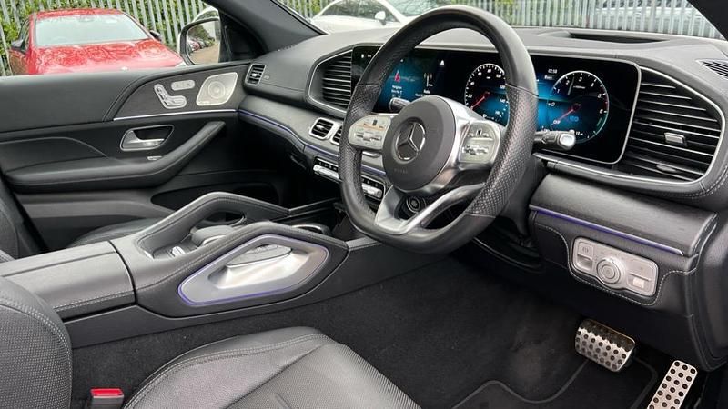 Used Mercedes GLE350 AMG line 320 HP (235 kW) 2022 Cavansite blue metallic
