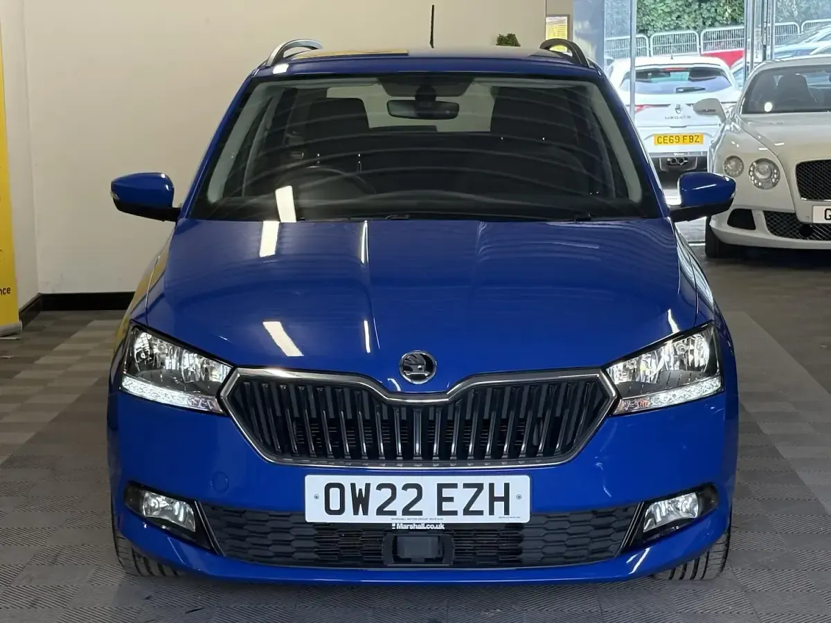 Used Skoda Fabia SE L 95 HP (69 kW) 2022 Blue Hatchback