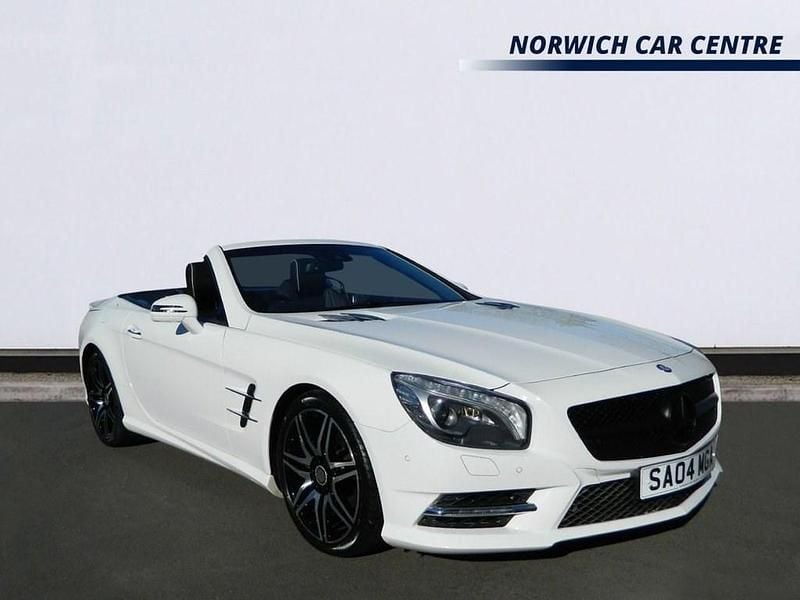 White Used 2014 Mercedes SL350 AMG Cabriolet | £19,995 (Fair price) - Image 1/3