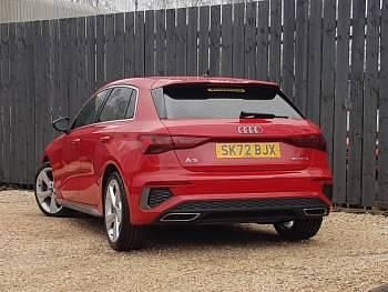 Used Audi A3 S-Line 150 HP (110 kW) 2022 Red Sedan