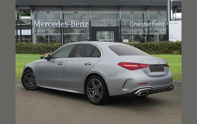 Used Mercedes C200 AMG line 200 HP (147 kW) 2025 Silver Sedan
