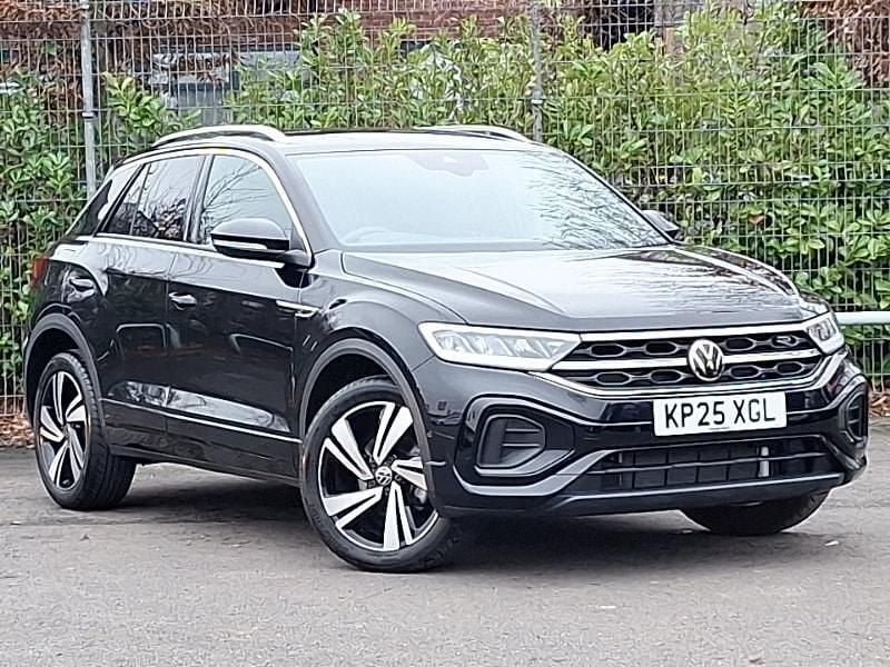 Black Used 2025 VW T-Roc R-line SUV | £26,498 (Fair price) - Image 1/4