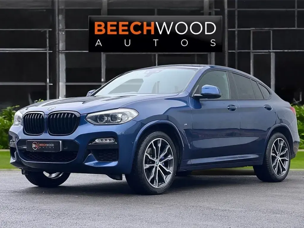 Used BMW X4 M Sport 190 HP (139 kW) 2019 Blue SUV