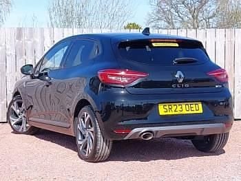 Used Renault Clio V RS Line 90 HP (66 kW) 2023 Black Hatchback