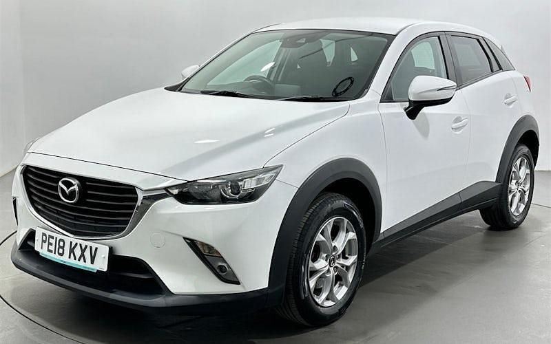 Used Mazda CX-3 105 HP (77 kW) 2018 White SUV