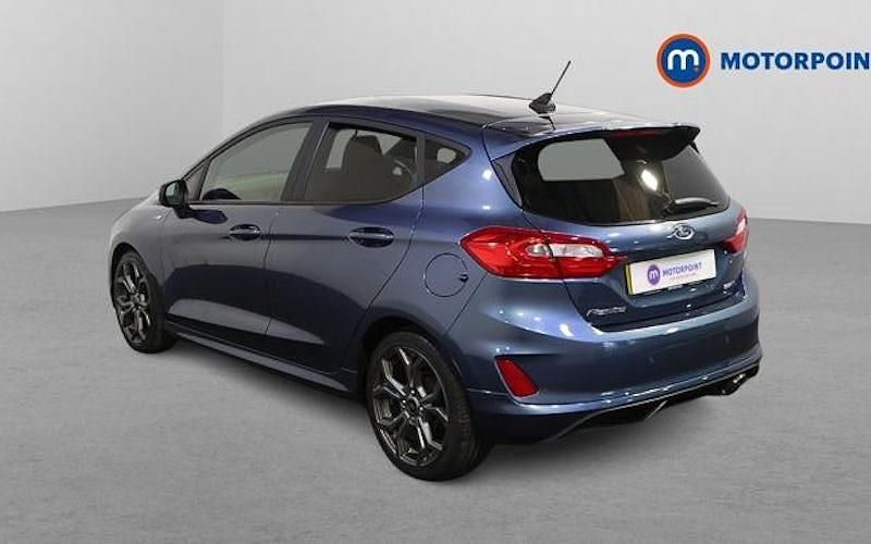 Used Ford Fiesta ST-Line 125 HP (91 kW) 2021 Blue Hatchback
