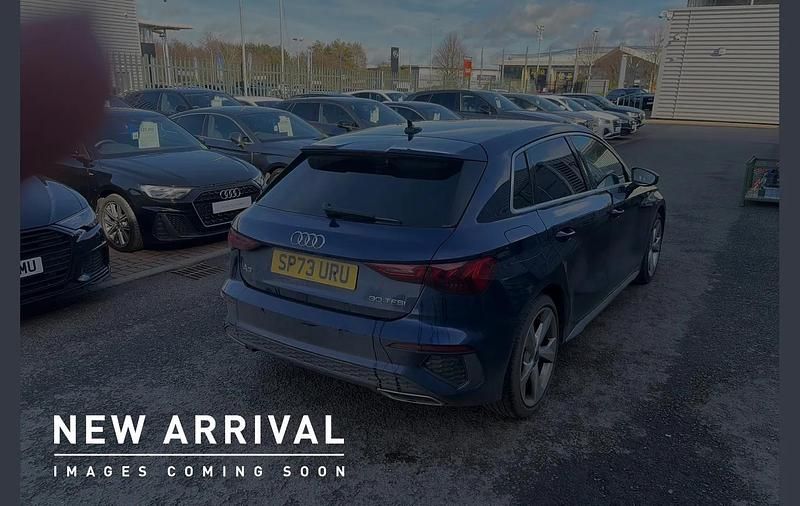 Used Audi A3 S-Line 108 HP (79 kW) 2023 Blue Sedan