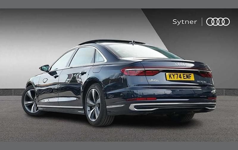 Used Audi A8L Sport 462 HP (339 kW) 2025 Blue Sedan