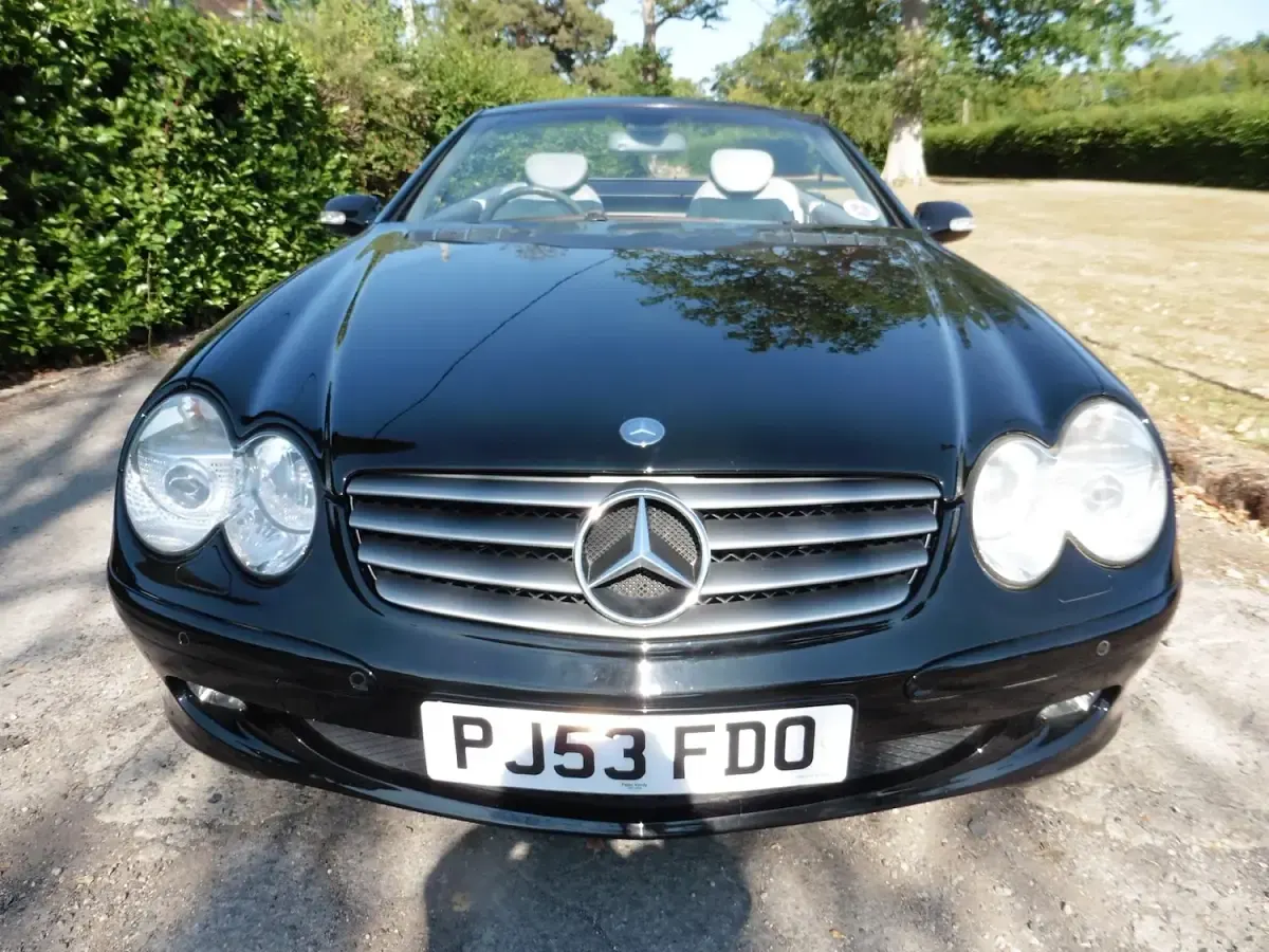 Used Mercedes SL350 2003 Black Cabriolet