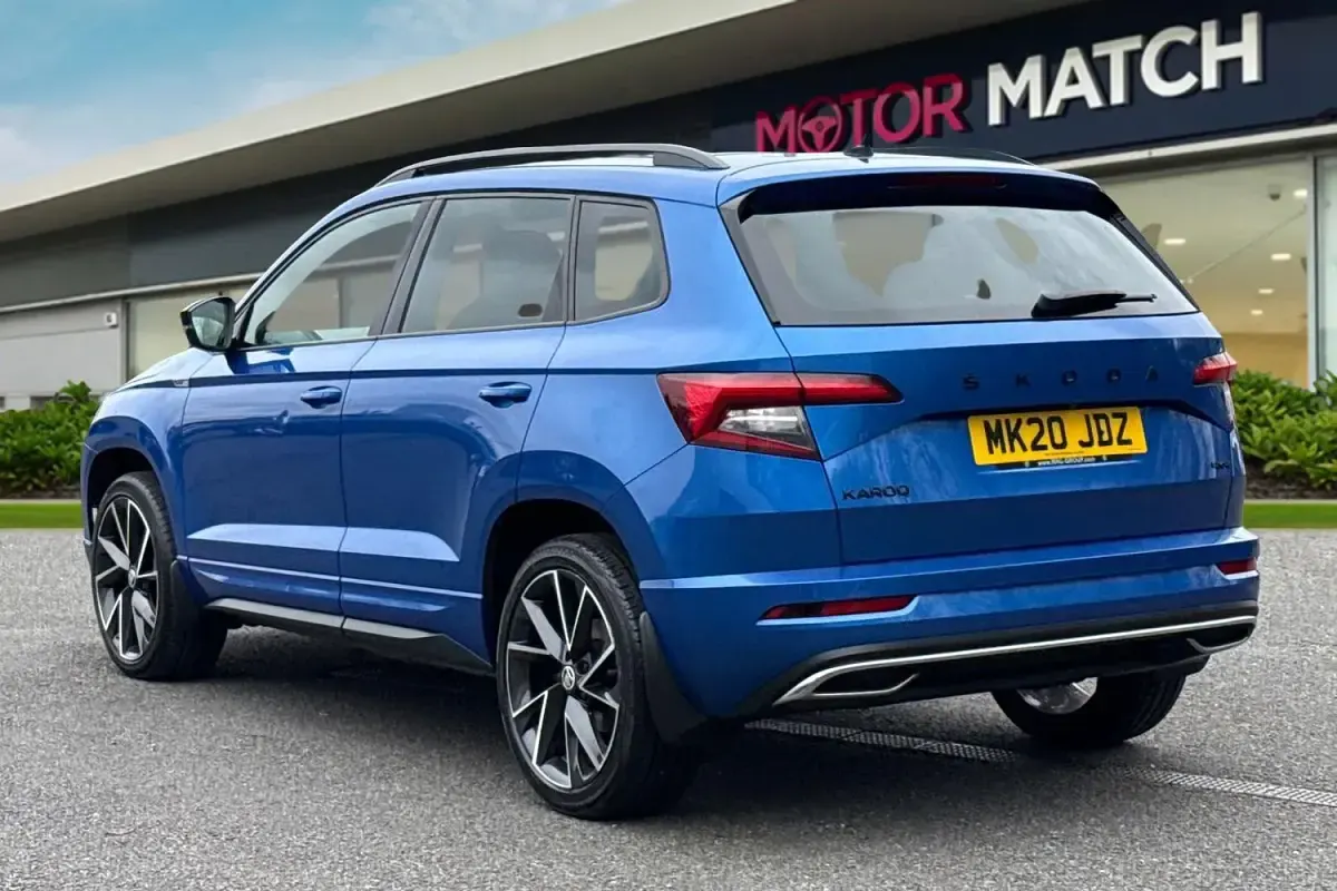 Używany Skoda Karoq SportLine 2020 Niebieski SUV