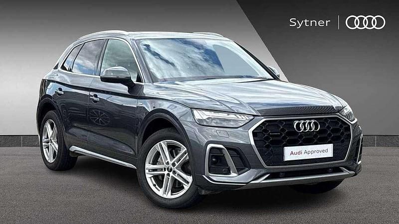 Grey Used 2021 Audi Q5 S-Line SUV | £32,000 (A bit pricey) - Image 1/4