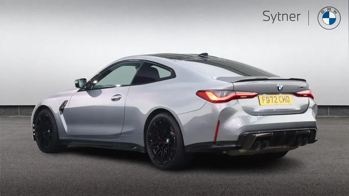 Begagnad BMW M4 Competition Edition 503 HK (369 kW) 2022 Grå Sportkupé