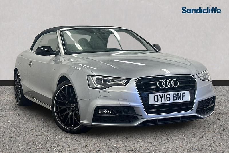 Silver Used 2016 Audi A5 S-Line Cabriolet | £12,908 (Fair price) - Image 1/4
