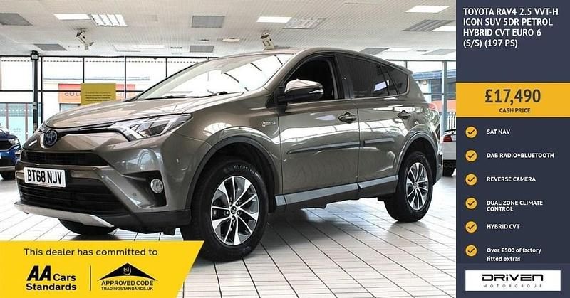 Beige Used 2018 Toyota RAV4 Hybrid SUV | £17,490 (Super price) - Image 1/3