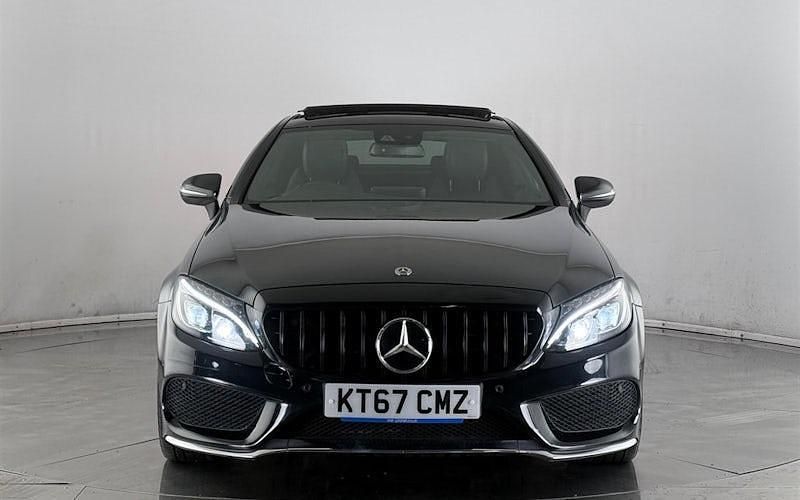 Used Mercedes C250 AMG Line Premium Plus 204 HP (150 kW) 2017 Black Coupe