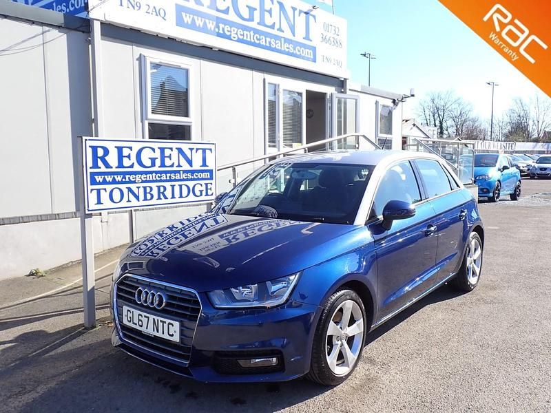 Used Audi A1 Sportback Sport 125 HP (91 kW) 2017 Blue Hatchback