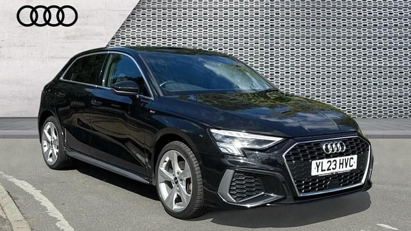 Black Used 2023 Audi A3 e-tron Comfort Hatchback | £20,014 (Fair price) - Image 1/4