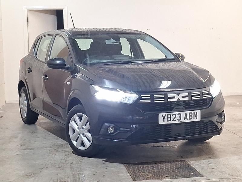 Black Used 2023 Dacia Sandero Expression Hatchback | £12,798 (Fair price) - Image 1/4