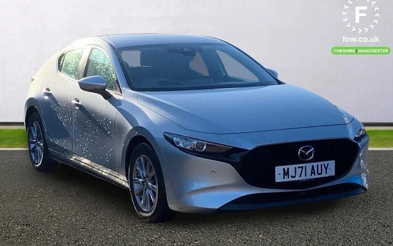 Silver Used 2021 Mazda 3 Hatchback | £13,199 (Good price) - Image 1/3