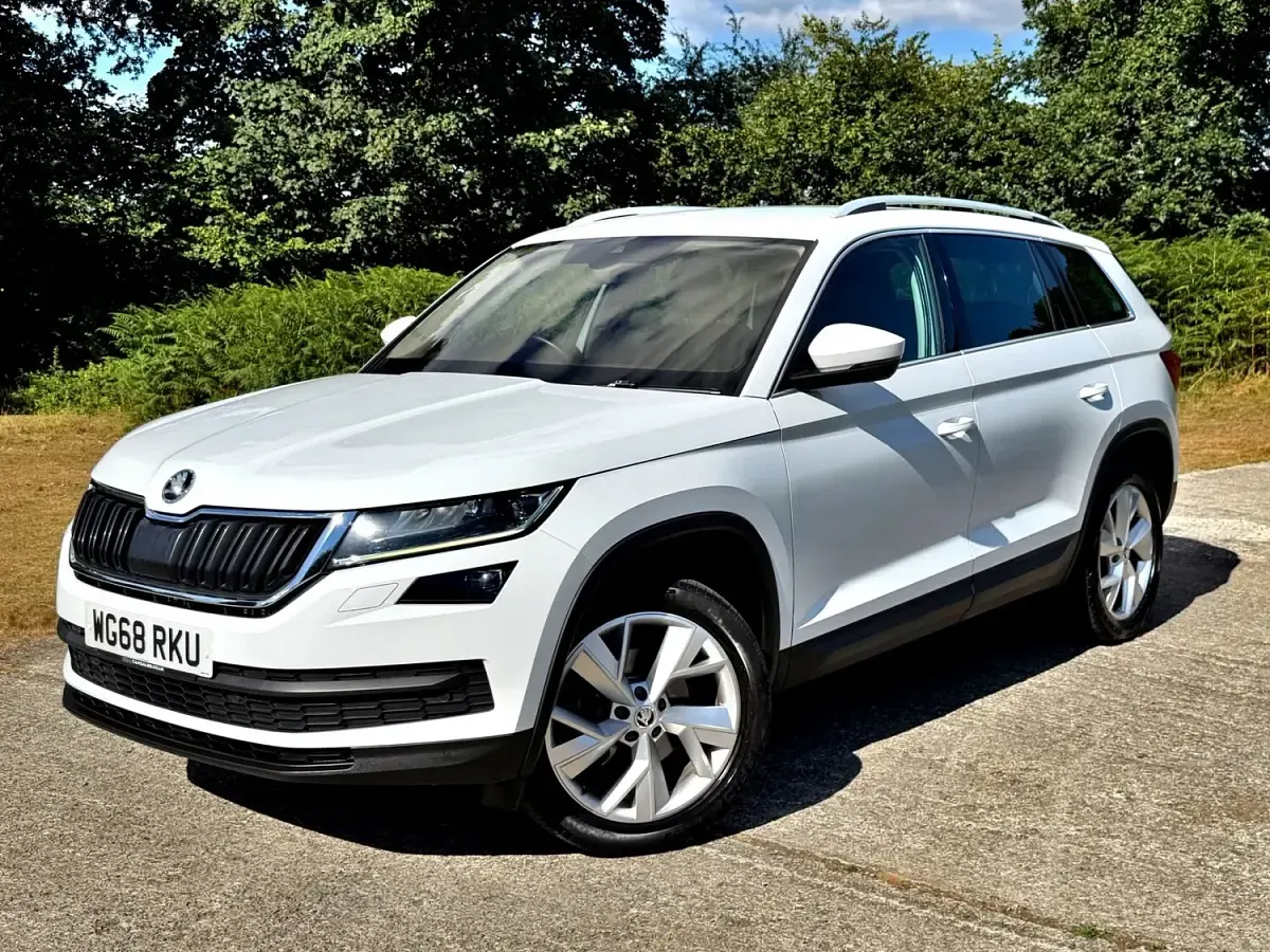 Used Skoda Kodiaq 150 HP (110 kW) 2019 White SUV