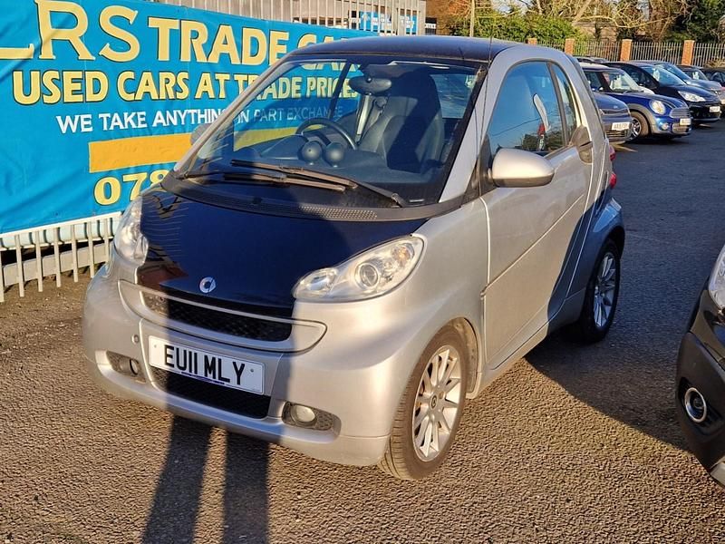 Begagnad Smart ForTwo Coupé Passion 71 HK (52 kW) 2011 Silver Sportkupé