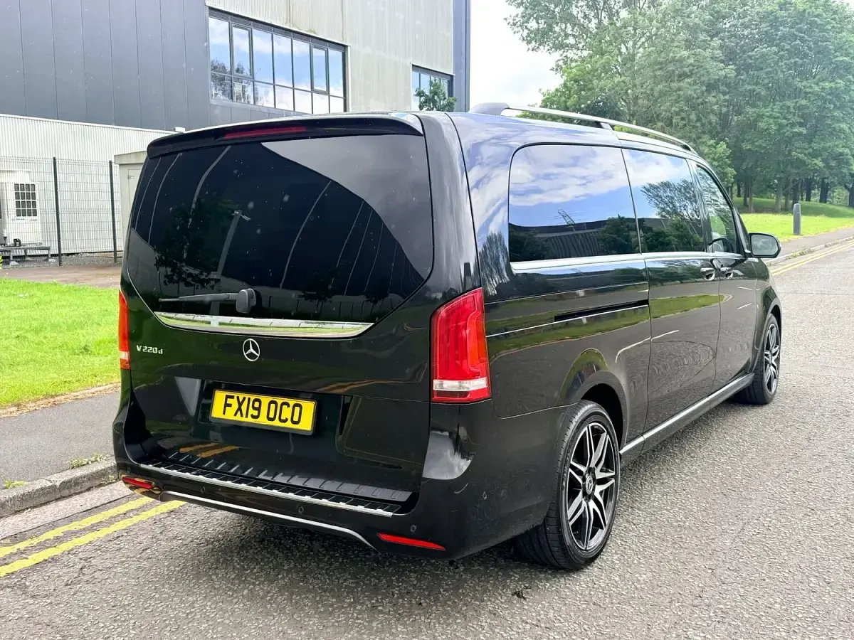 Used Mercedes V220 AMG line 2019 Black MPV