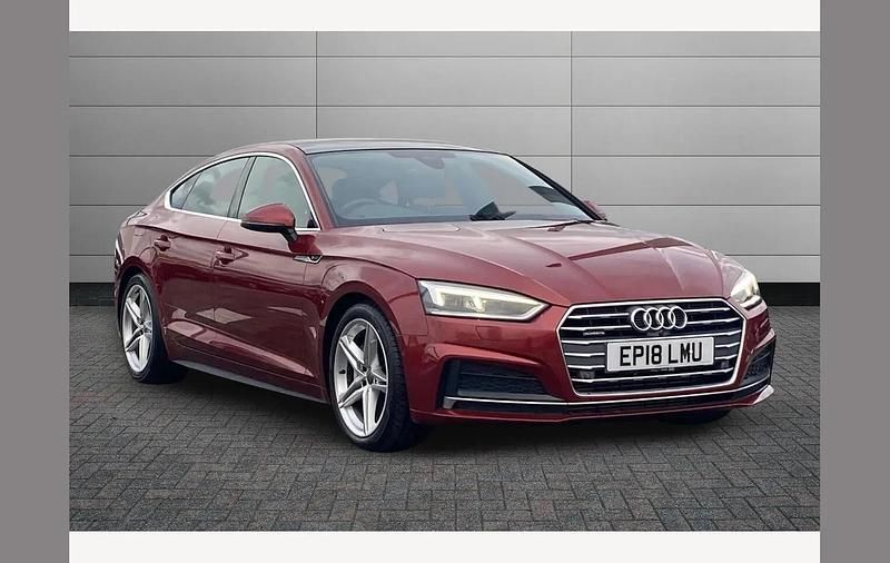 Red Used 2018 Audi A5 Sportback S-Line Hatchback | £22,995 (Expensive) - Image 1/4