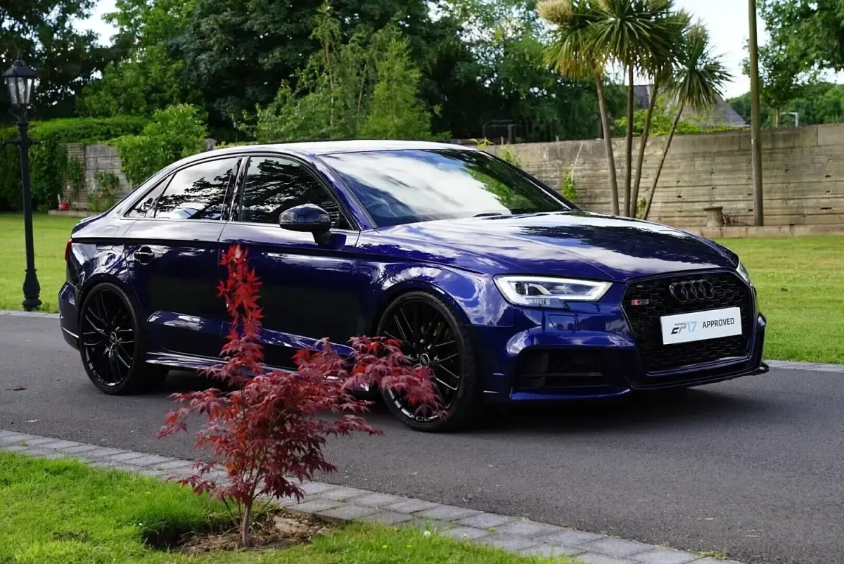 Used Audi S3 300 HP (220 kW) 2019 Blue Sedan