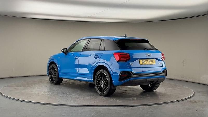 Used Audi Q2 Black Edition 150 HP (110 kW) 2021 Turbo blue/turbo blue SUV
