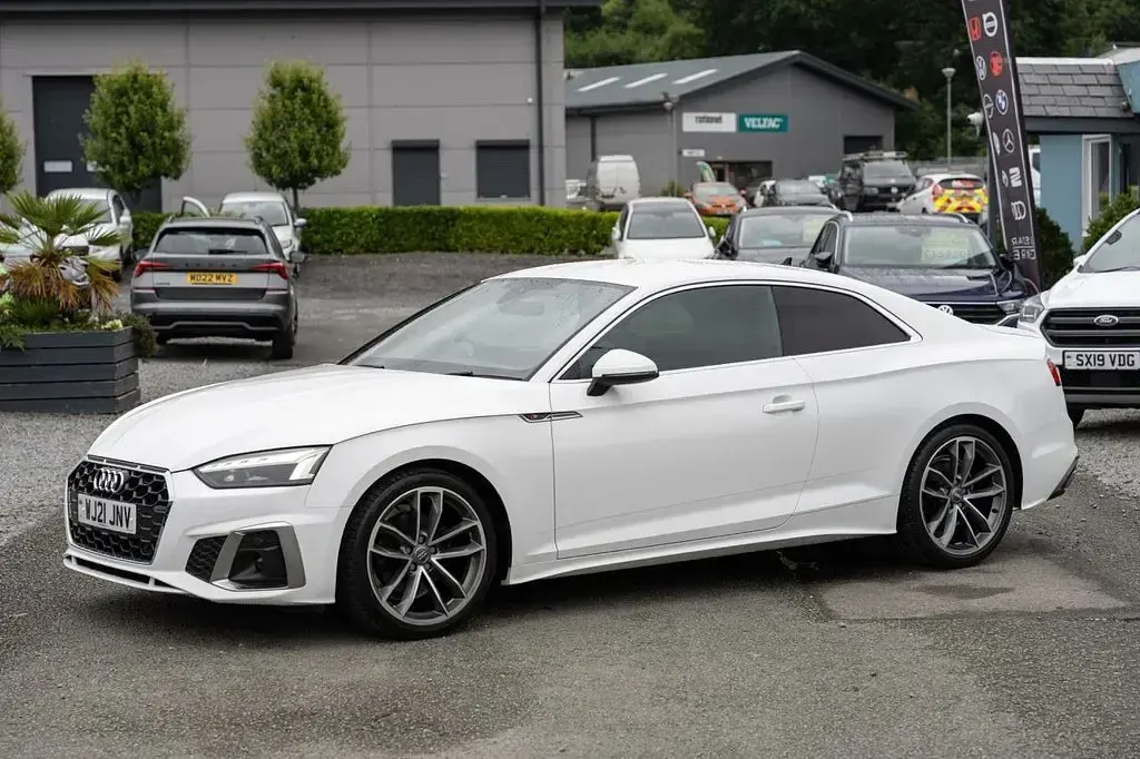 Used Audi A5 S-Line 2021 White Coupe