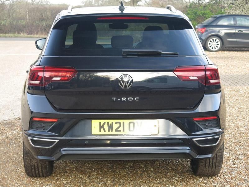 Used VW T-Roc R-line 150 HP (110 kW) 2021 Black SUV